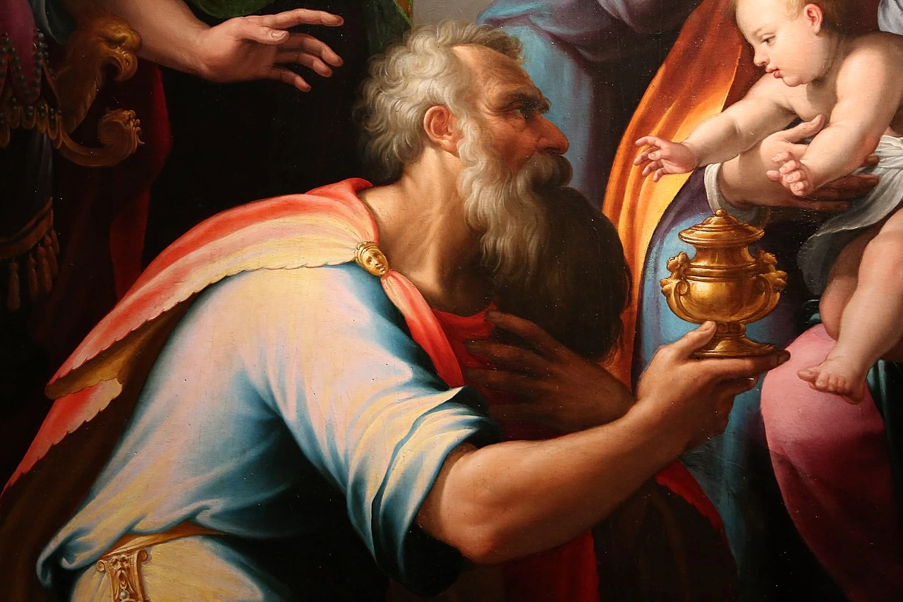 Adorazione dei Magi - Basilica di san Lorenzo, Firenze, dettaglio 2